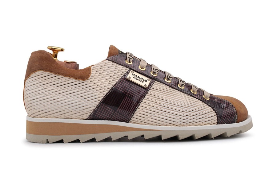 Outlet Harris Shoes 1913 | Leather Sneakers Beige