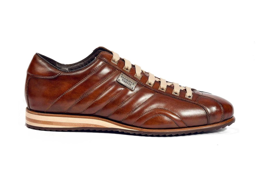 Outlet Harris Shoes 1913 | Leather Sneakers Brown