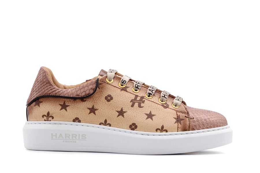 Woman Harris Shoes 1913 | Leather Sneakers Beige