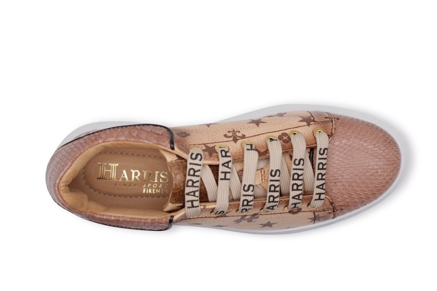 Woman Harris Shoes 1913 | Leather Sneakers Beige