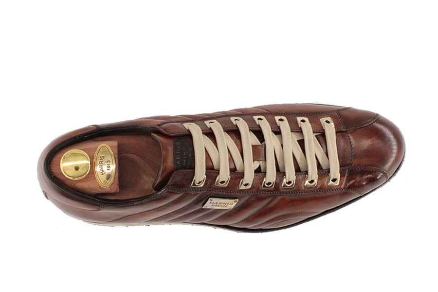 Outlet Harris Shoes 1913 | Leather Sneakers Marronne