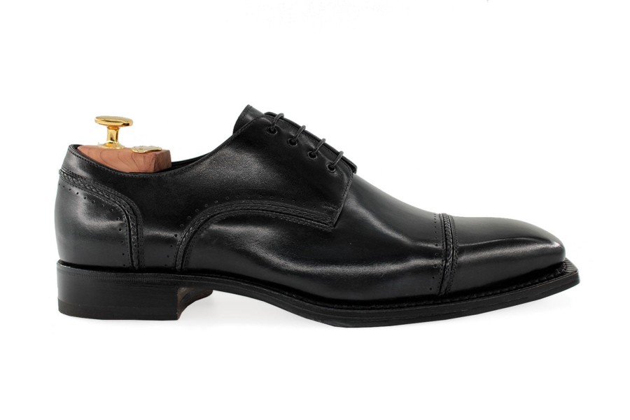 Outlet Harris Shoes 1913 | Leather Stringed Nero