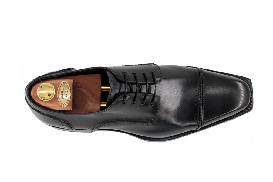 Outlet Harris Shoes 1913 | Leather Stringed Nero