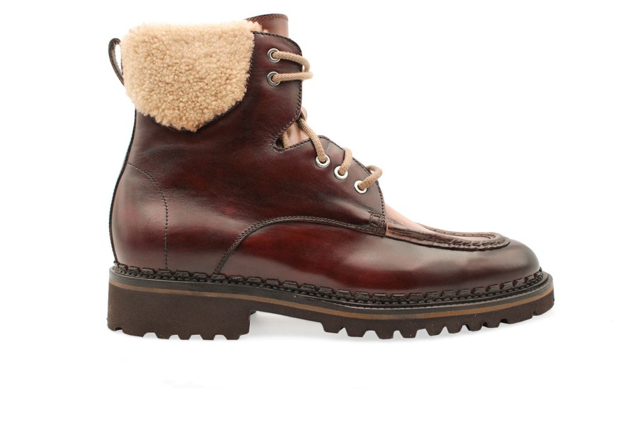 Outlet Harris Shoes 1913 | Leather Ankle Boot Marrone