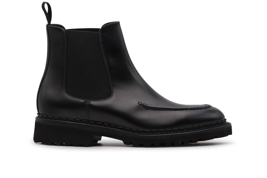 Ankle Boots Harris Shoes 1913 | Double Leather Buckle Black