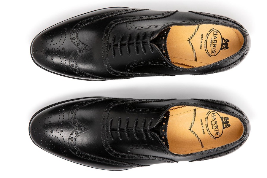 Lace-Up Harris Shoes 1913 | Leather Stringed Nero