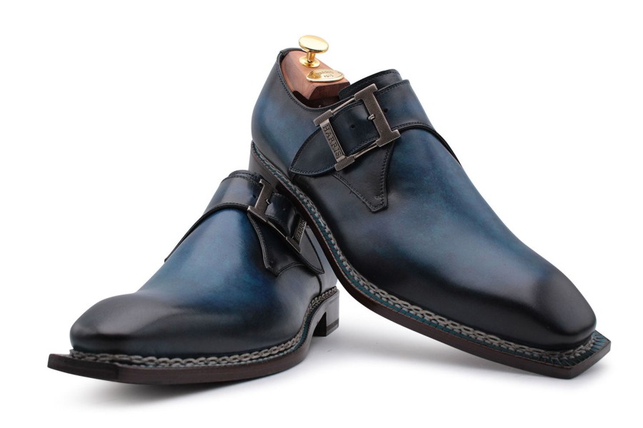 Buckles Harris Shoes 1913 | Mono Leather Buckle Blue