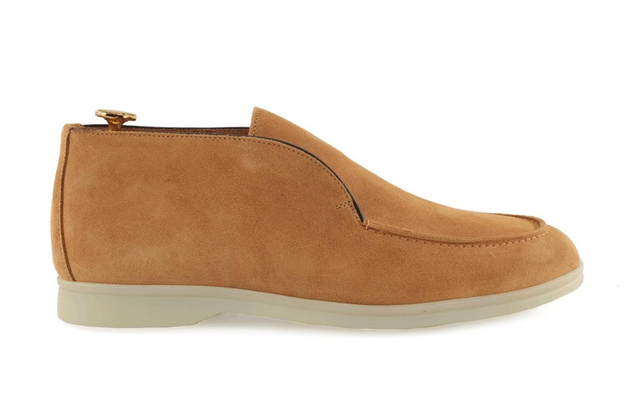 Outlet Harris Shoes 1913 | Suede Ankle Boot Marrone