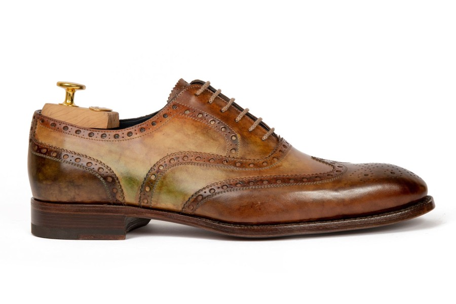 Outlet Harris Shoes 1913 | Leather Stringed Miele