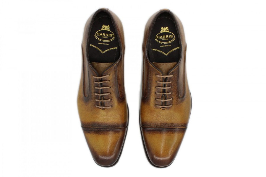 Outlet Harris Shoes 1913 | Leather Stringed Brown