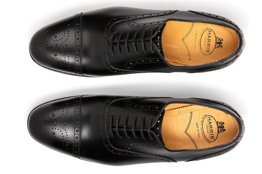 Lace-Up Harris Shoes 1913 | Leather Stringed Nero