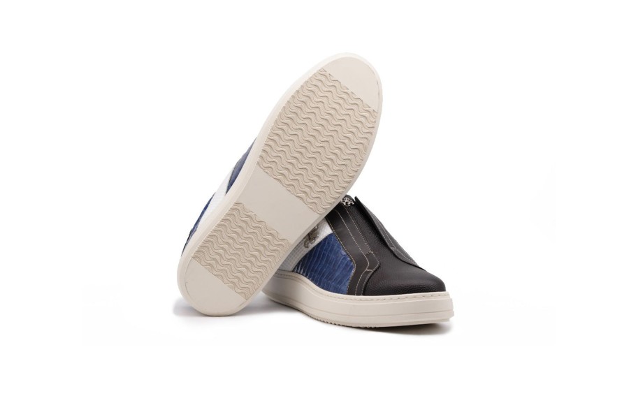 Sneakers Harris Shoes 1913 | Leather Sneakers Blue