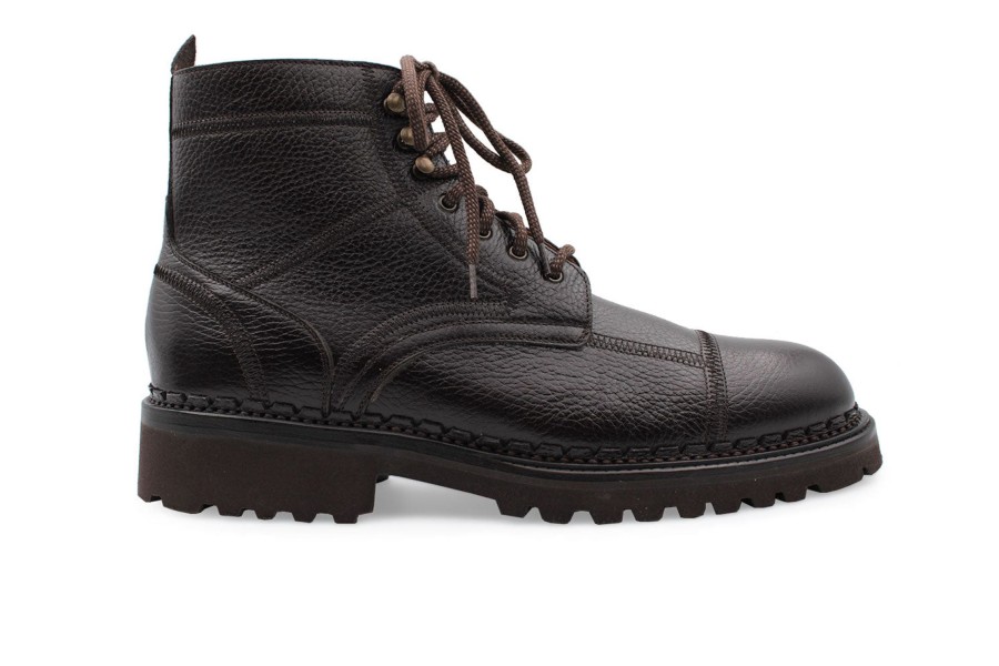 Outlet Harris Shoes 1913 | Leather Ankle Boot Marrone