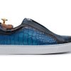 Outlet Harris Shoes 1913 | Leather Sneakers Azure