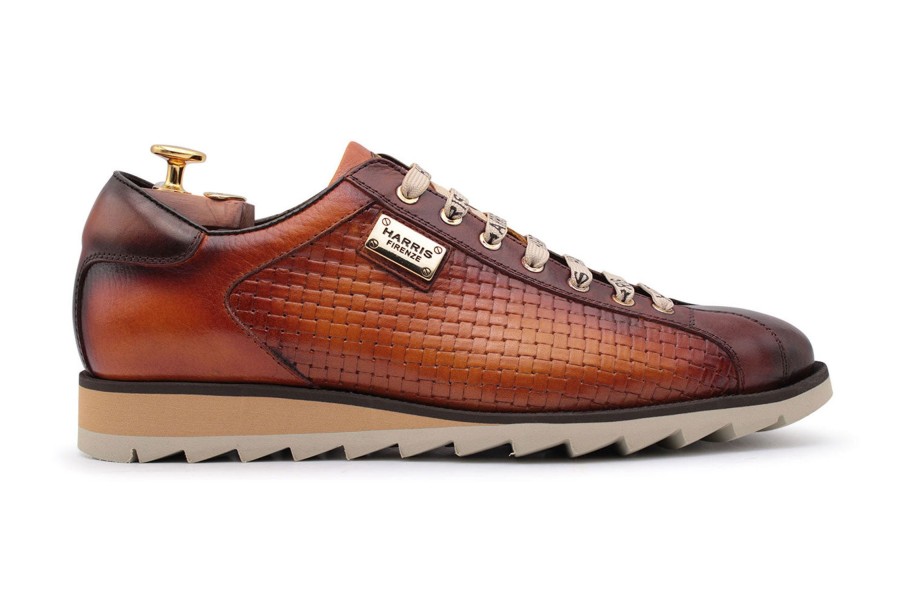 Outlet Harris Shoes 1913 | Leather Sneakers Brown