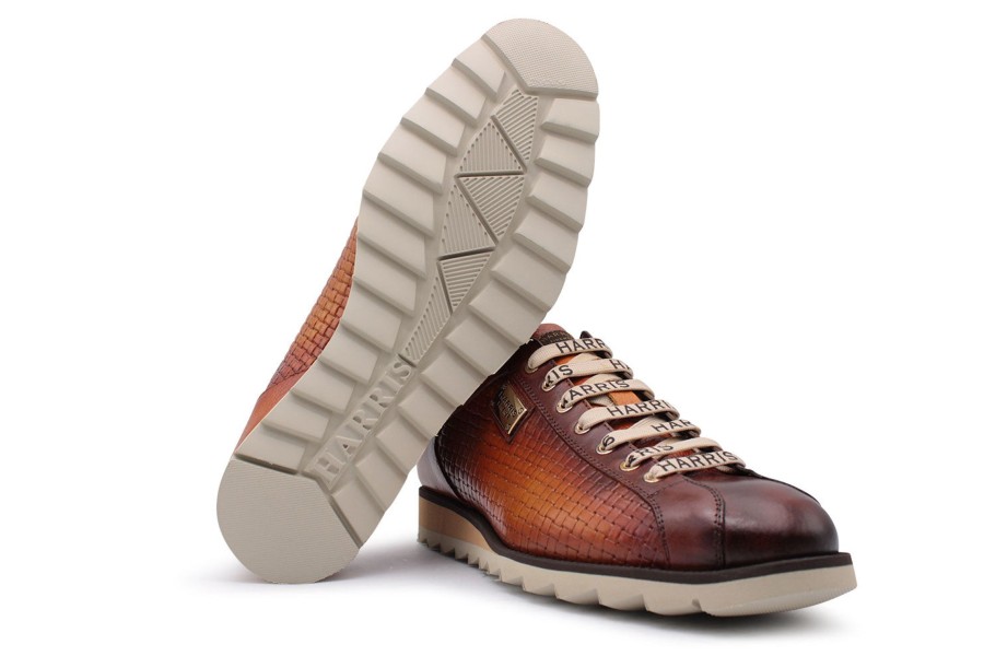 Outlet Harris Shoes 1913 | Leather Sneakers Brown