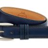 Accessories Harris Shoes 1913 | Veal Leather Belt Azzurro