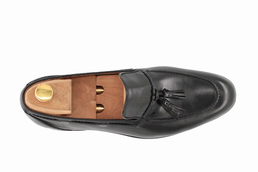 Outlet Harris Shoes 1913 | Leather Moccasin Nero