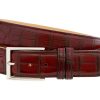 Accessories Harris Shoes 1913 | Crocodile Belt Marrone