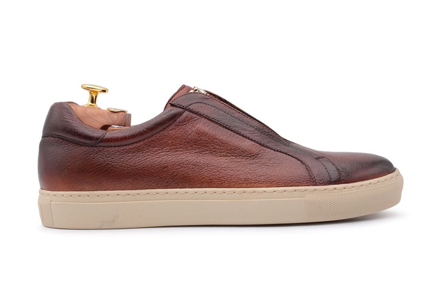 Outlet Harris Shoes 1913 | Leather Sneakers Marrone