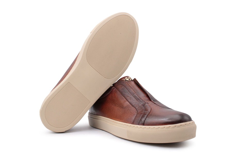 Outlet Harris Shoes 1913 | Leather Sneakers Marrone