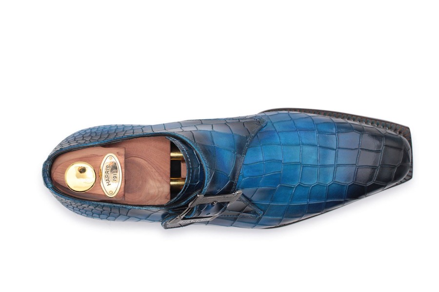 Buckles Harris Shoes 1913 | Mono Leather Buckle Blue