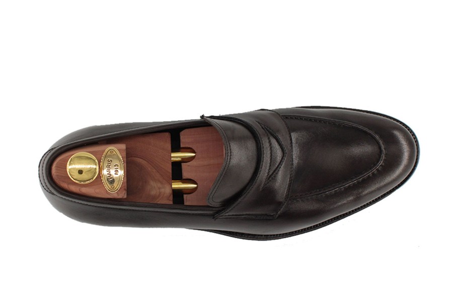 Outlet Harris Shoes 1913 | Leather Moccasin Marrone