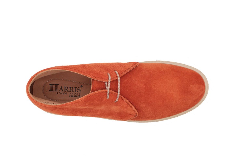 Outlet Harris Shoes 1913 | Leather Ankle Boot Orange