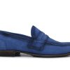 Woman Harris Shoes 1913 | Suede Loafers Blu