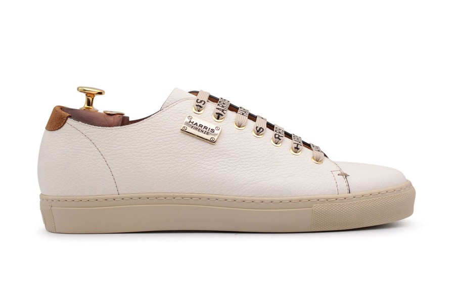 Outlet Harris Shoes 1913 | Leather Sneakers White