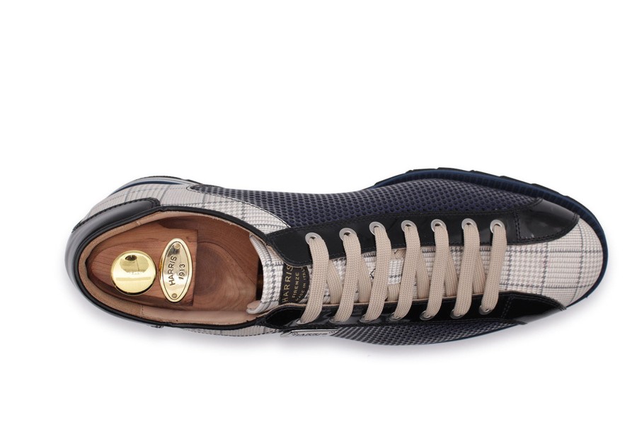 Sneakers Harris Shoes 1913 | Leather Sneakers Blue