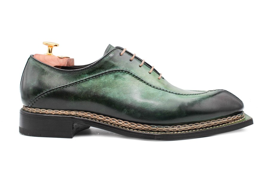 Outlet Harris Shoes 1913 | Leather Stringed Verde