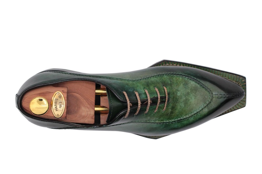 Outlet Harris Shoes 1913 | Leather Stringed Verde