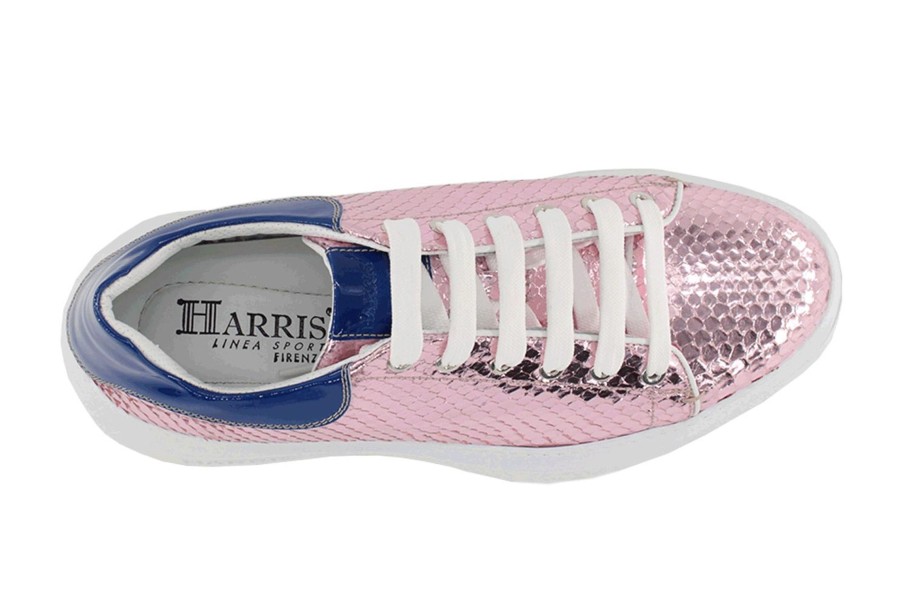 Woman Harris Shoes 1913 | Leather Sneakers Rosa