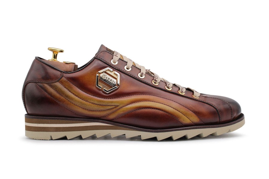 Sneakers Harris Shoes 1913 | Leather Sneakers Brown