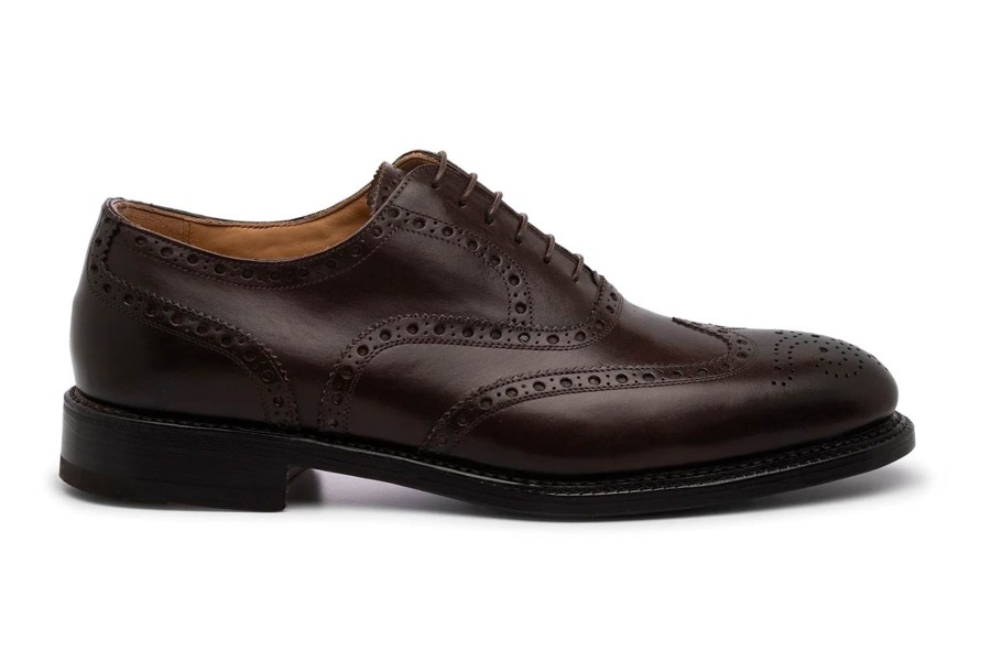 Lace-Up Harris Shoes 1913 | Leather Stringed Brown