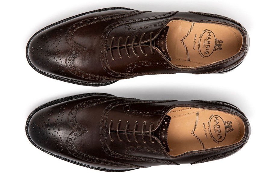 Lace-Up Harris Shoes 1913 | Leather Stringed Brown