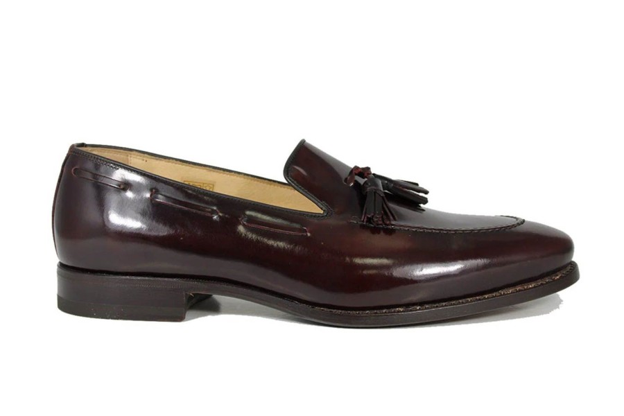 Outlet Harris Shoes 1913 | Leather Moccasin Bordeaux