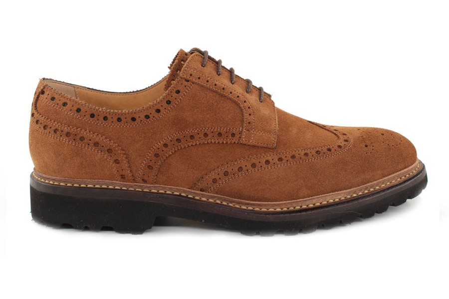 Outlet Harris Shoes 1913 | Stringed In Suede Brown