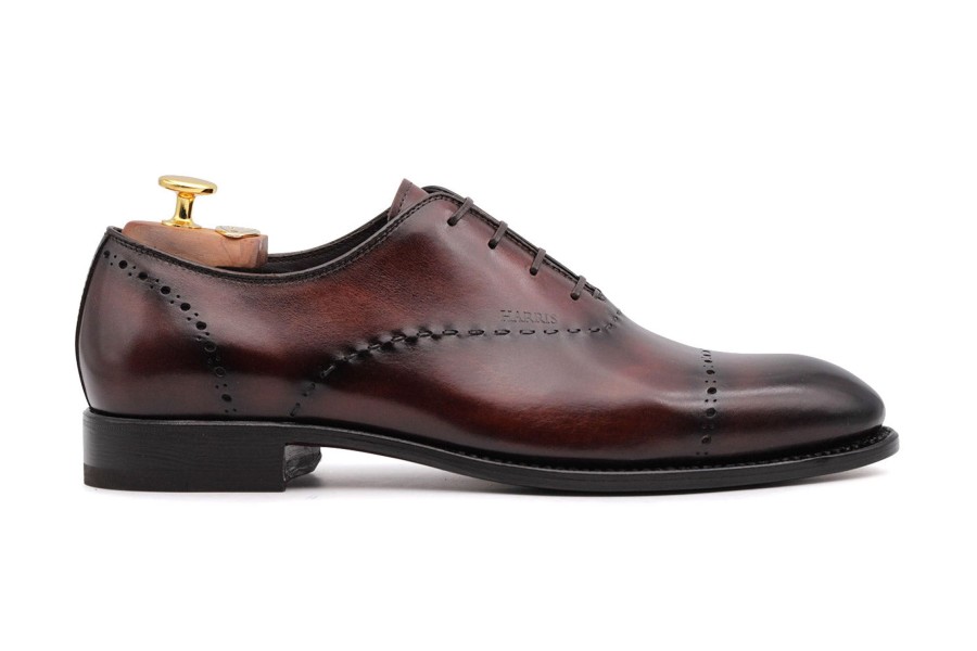 Lace-Up Harris Shoes 1913 | Leather Stringed Brown