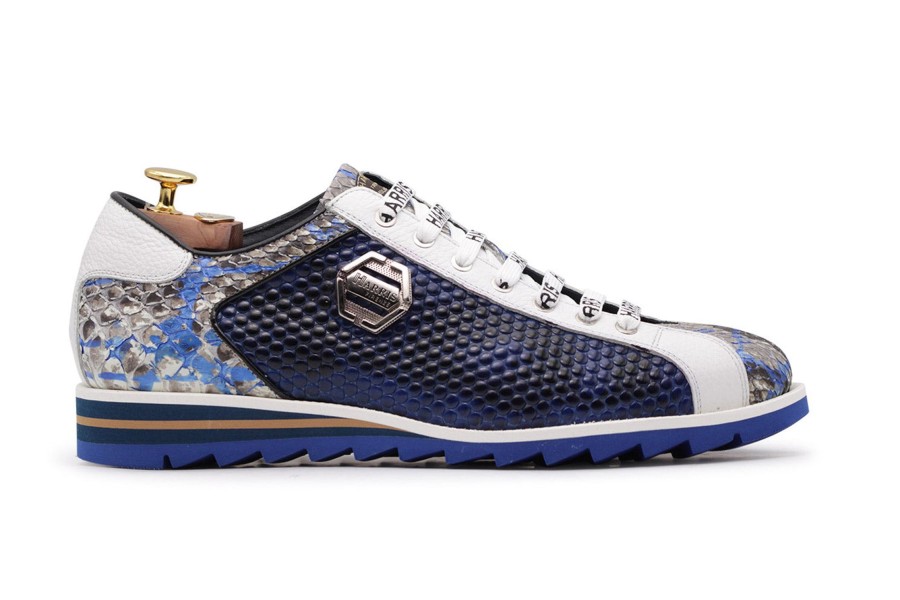 Sneakers Harris Shoes 1913 | Leather Sneakers Blue