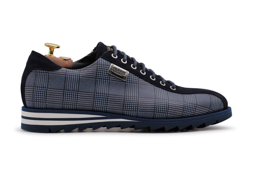 Sneakers Harris Shoes 1913 | Leather Sneakers Blue