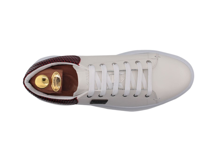 Outlet Harris Shoes 1913 | Leather Sneakers Bianco