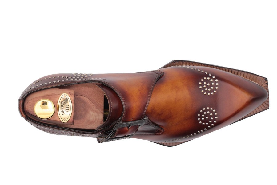 Buckles Harris Shoes 1913 | Mono Leather Buckle Brown