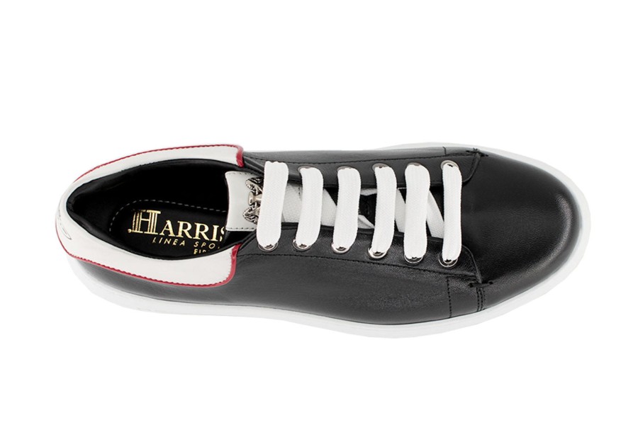 Woman Harris Shoes 1913 | Leather Sneakers Nero