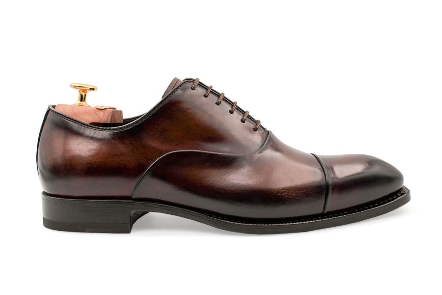 Outlet Harris Shoes 1913 | Leather Stringed Marrone