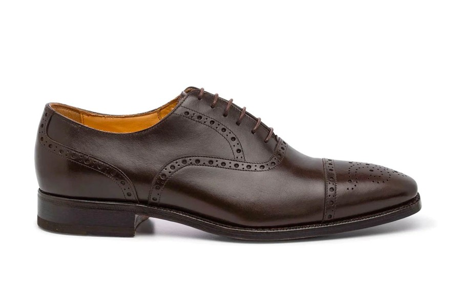 Outlet Harris Shoes 1913 | Leather Stringed Brown