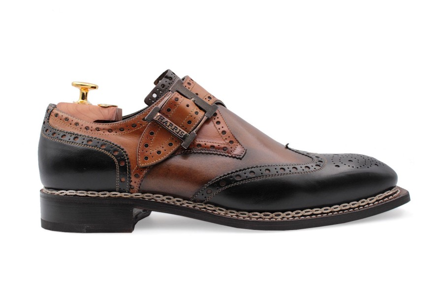 Buckles Harris Shoes 1913 | Mono Leather Buckle Marrone