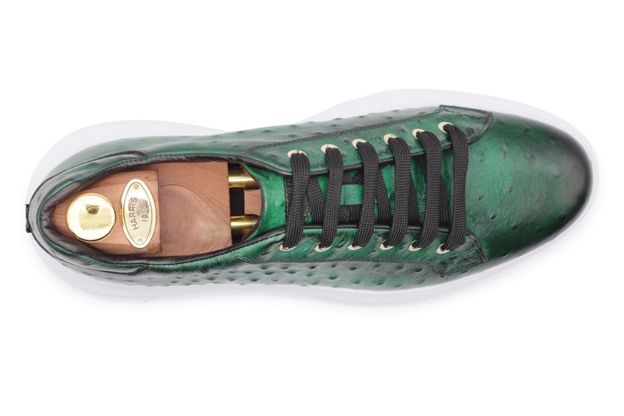 Sneakers Harris Shoes 1913 | Leather Sneakers Green