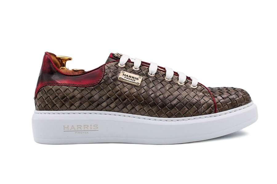 Outlet Harris Shoes 1913 | Leather Sneakers Marrone